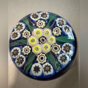 Blue paperweight